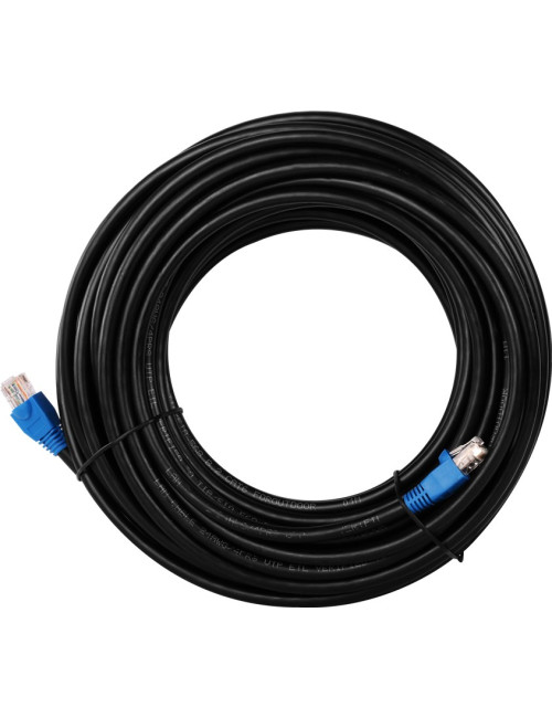 CAT 6 Outdoor-patch cable U/UTP | 94389 | Prewired, unshielded LAN cable with RJ45 plugs for connecting network components Doubl
