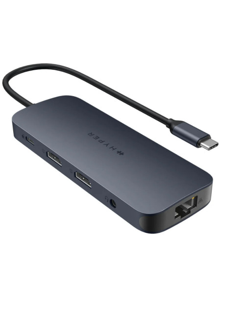 Hyper | HyperDrive Next 11 Port USB-C Hub | HD4006GL | Ethernet LAN (RJ-45) ports 1 | HDMI ports quantity 2 x 4K 60Hz
