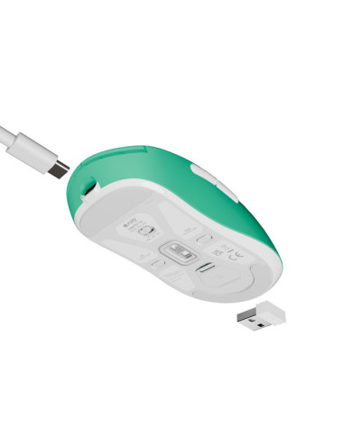 Fury Gaming Mouse | Tanto T4 | Wired/Wireless | 2.4 GHz, Bluetooth, USB | Mint