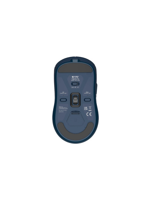 Fury Gaming Mouse | Tanto T4 | Wired/Wireless | 2.4 GHz, Bluetooth, USB | Blue