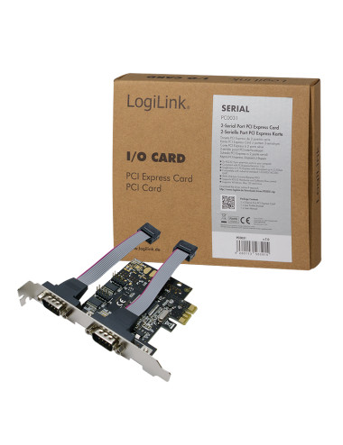 Logilink | 2 x serial (COM) | PCIe
