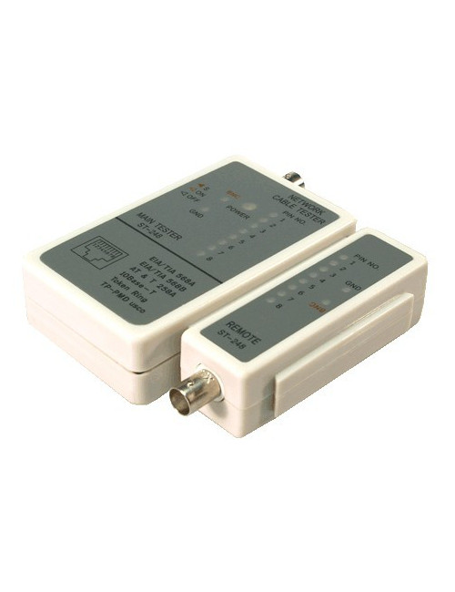 Logilink | Cable tester for RJ45 and BNC with remote unit
