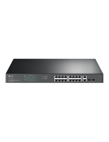 TP-LINK | Switch | TL-SG1218MP | Unmanaged | Rackmountable | 10/100 Mbps (RJ-45) ports quantity 18 | SFP ports quantity 2 | PoE+