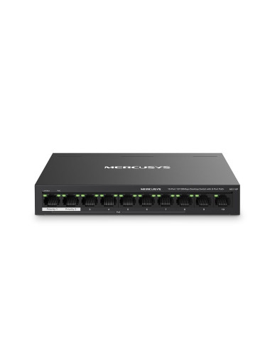 Switch|MERCUSYS|Desktop/pedestal|10x10Base-T / 100Base-TX|PoE+ ports 8|MS110P