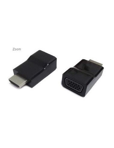 Gembird | HDMI to VGA adapter, single port | Black | HDMI | VGA