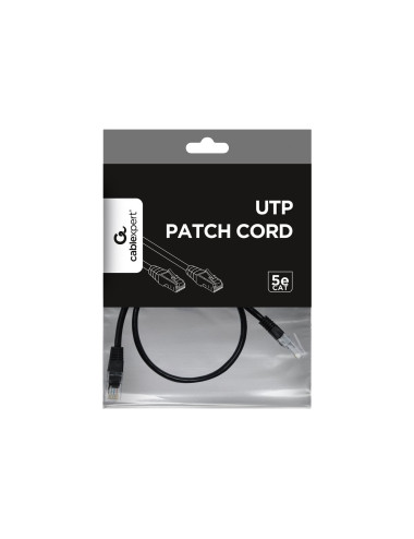Cablexpert | Patch cord | PP12-0.5M/BK | Black