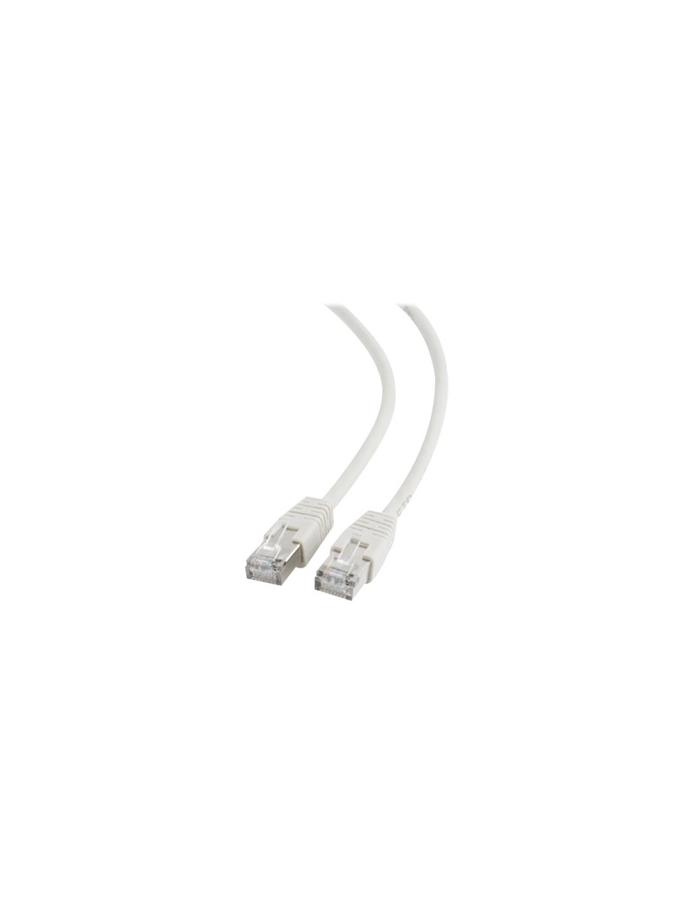 FTP Cat6 | Patch cord | Perfect connection Foil shielded - for a reliable connection Gold plated contacts | White | 5 m
