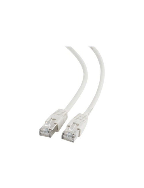 FTP Cat6 | Patch cord | Perfect connection Foil shielded - for a reliable connection Gold plated contacts | White | 5 m