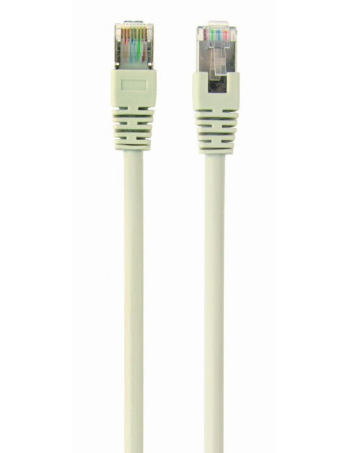 FTP Cat6 | Patch cord | Perfect connection Foil shielded - for a reliable connection Gold plated contacts | White | 5 m