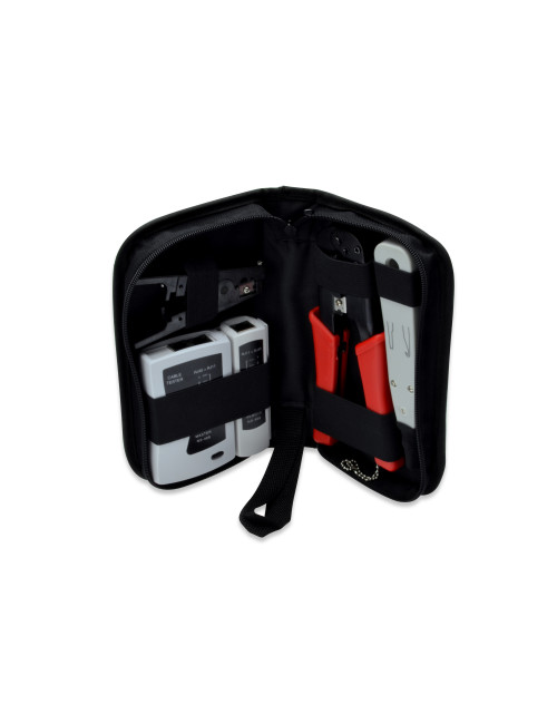 Digitus | Network Tool Set, LAN Tester, Crimping Tool, Cut and Stripping Tool, Punch Down Tool | Tool kit