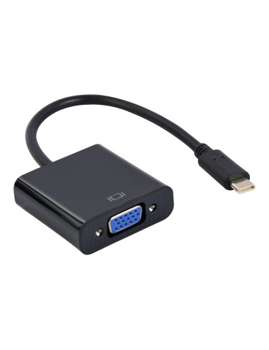 Cablexpert | USB Type-C to VGA adapter cable | A-CM-VGAF-01 | Black | USB Type-C | VGA | 0.15 m