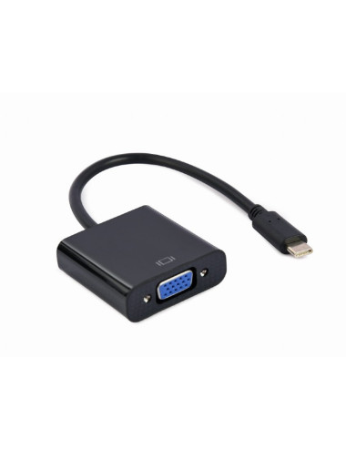 Cablexpert | USB Type-C to VGA adapter cable | A-CM-VGAF-01 | Black | USB Type-C | VGA | 0.15 m