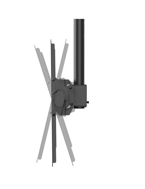 Neomounts CL35-440BL16XL Monitor/TV Mount Ceiling | Adjustable Height, Rotate, Tilt, Swivel | 37-70 " | Maximum weight (capacity