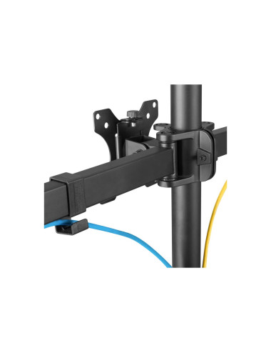 Neomounts Desk Mount | FPMA-D550D3BLACK Monitor Arm | Adjustable Height, Rotate, Tilt, Swivel | 10-27 " | Maximum weight (capaci