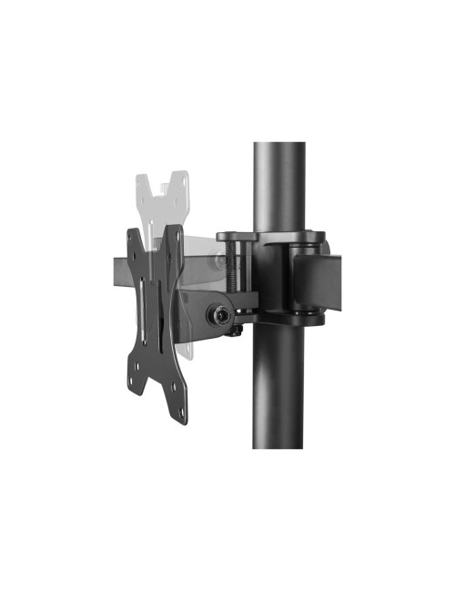 Neomounts Desk Mount | FPMA-D550D3BLACK Monitor Arm | Adjustable Height, Rotate, Tilt, Swivel | 10-27 " | Maximum weight (capaci