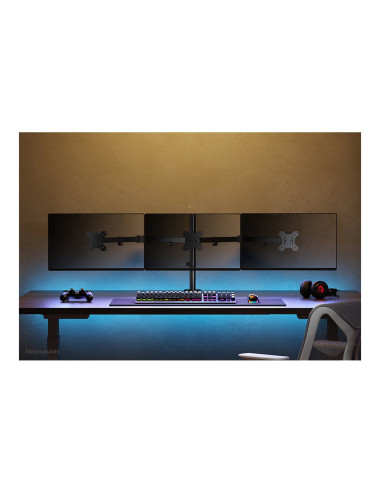 Neomounts Desk Mount | FPMA-D550D3BLACK Monitor Arm | Adjustable Height, Rotate, Tilt, Swivel | 10-27 " | Maximum weight (capaci