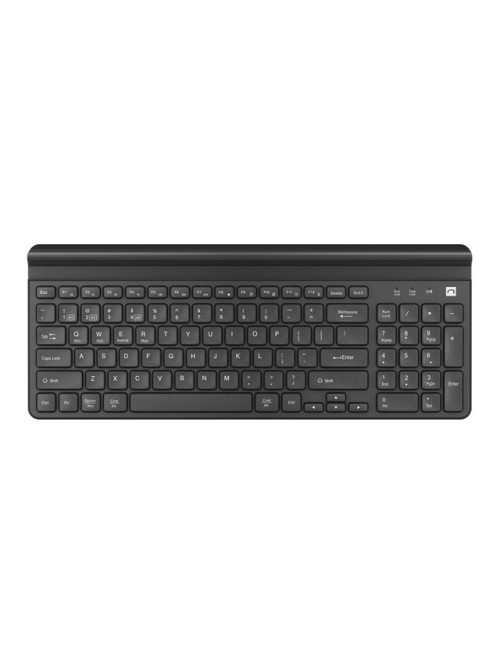 Natec Keyboard Felimare NKL-1973 Wireless, US, 2.4 GHz, Bluetooth, Black