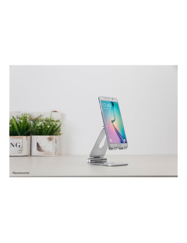 Neomounts | DS10-160SL1 | Adjustable | Phone stand | Silver | 7 "