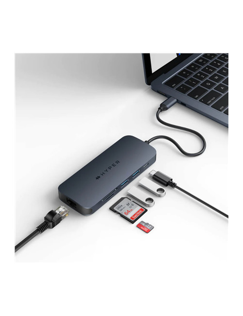 Hyper | HyperDrive Next 8 Port USB-C Hub, 140W | Ethernet LAN (RJ-45) ports 1 | HDMI ports quantity 1