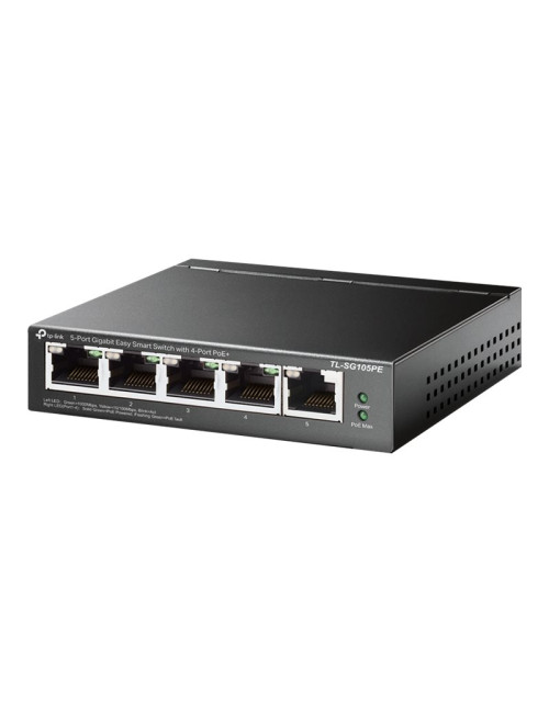 TP-LINK | Switch | TL-SG105PE | Unmanaged | Desktop | PoE+ ports quantity 4 | Power supply type External