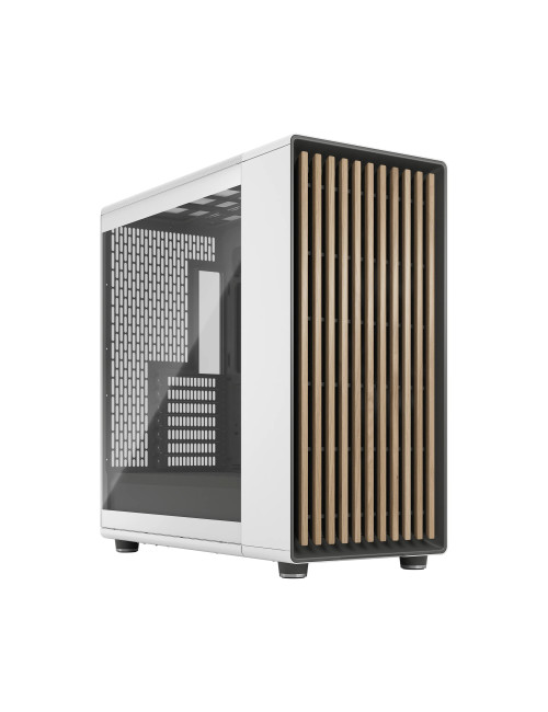 Fractal Design Computer Case | North XL | Chalk White TG Clear | ATX | Power supply included No