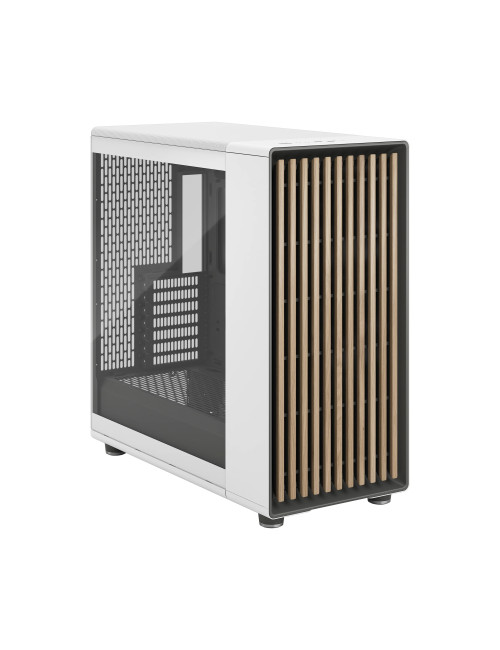 Fractal Design Computer Case | North XL | Chalk White TG Clear | ATX | Power supply included No