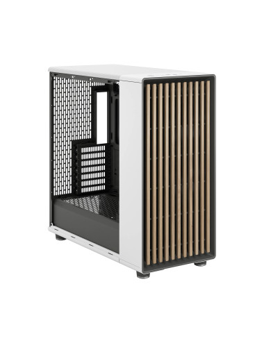 Fractal Design Computer Case | North XL | Chalk White TG Clear | ATX | Power supply included No