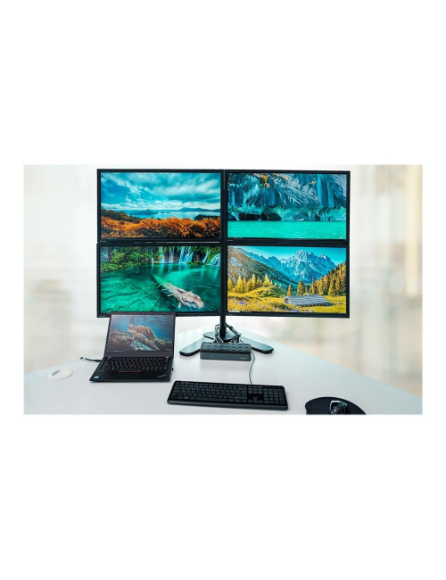 Targus | USB-C Universal Quad 4K (QV4K) Docking Station | DOCK570EUZ | DisplayPorts quantity 4 | USB 3.0 (3.1 Gen 1) Type-C port