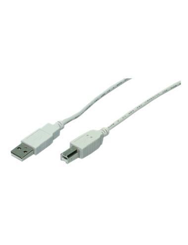 Logilink | USB 2.0 A to USB 2.0 B Cable | USB A male | USB B male