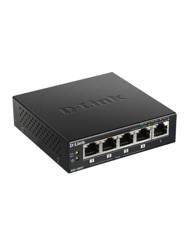 D-Link | Switch | DGS-1005P | Unmanaged | Desktop | Gigabit Ethernet (copper) ports quantity 5 | Power over Ethernet (PoE) ports