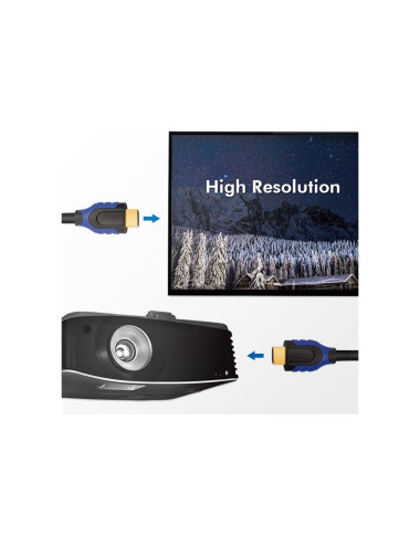 Logilink | Cable HDMI High Speed with Ethernet | Black | HDMI Type A Male | HDMI Type A Male | HDMI to HDMI | 15 m