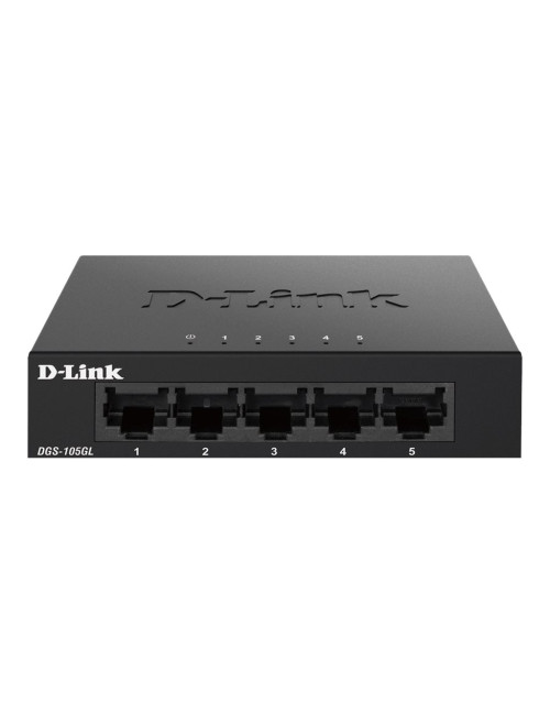 D-Link | Ethernet Switch | DGS-105GL/E | Unmanaged | Desktop | Gigabit Ethernet (copper) ports quantity 5 | 60 month(s)