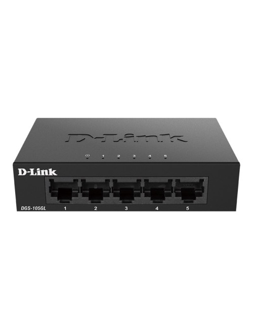 D-Link | Ethernet Switch | DGS-105GL/E | Unmanaged | Desktop | Gigabit Ethernet (copper) ports quantity 5 | 60 month(s)