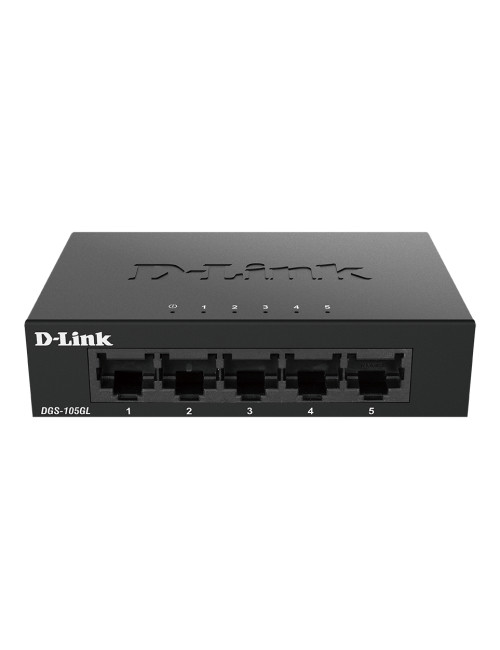 D-Link | Ethernet Switch | DGS-105GL/E | Unmanaged | Desktop | Gigabit Ethernet (copper) ports quantity 5 | 60 month(s)