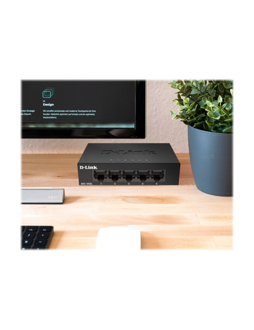 D-Link | Ethernet Switch | DGS-105GL/E | Unmanaged | Desktop | Gigabit Ethernet (copper) ports quantity 5 | 60 month(s)