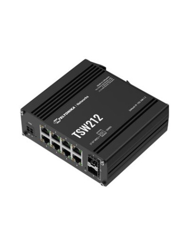 Teltonika Switch, 8 ports | TSW212 | L2 managed | Wall-mountable | SFP ports quantity 2