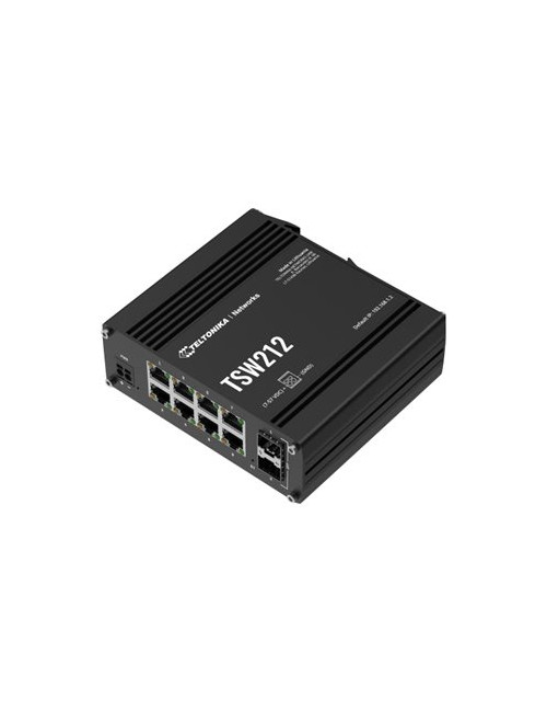 Teltonika Switch, 8 ports | TSW212 | L2 managed | Wall-mountable | SFP ports quantity 2