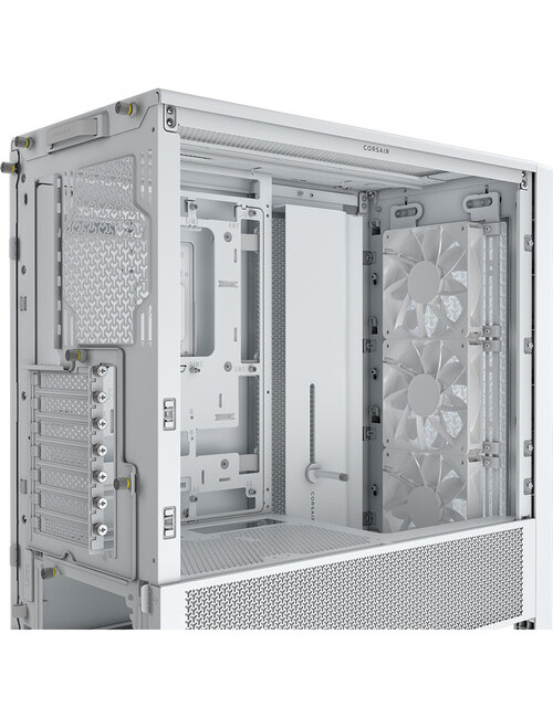 Corsair PC Case | Frame 4000D RS Modular | White | Mid-Tower | Power supply included No