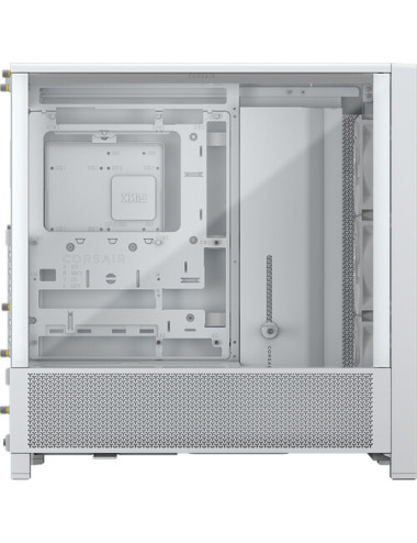 Corsair PC Case | Frame 4000D RS Modular | White | Mid-Tower | Power supply included No