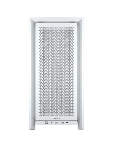 Corsair PC Case | Frame 4000D RS Modular | White | Mid-Tower | Power supply included No