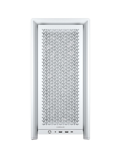Corsair PC Case | Frame 4000D RS Modular | White | Mid-Tower | Power supply included No