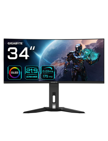 GIGABYTE MO34WQC 34" OLED...
