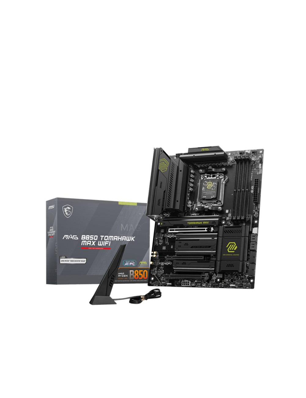 Mainboard|MSI|AMD B850|SAM5|ATX|Memory DDR5|Memory slots 4|3xPCI-Express 16x|4xM.2|1xHDMI|1xAudio-In|1xAudio-Out|4xUSB 2.0|1xUSB