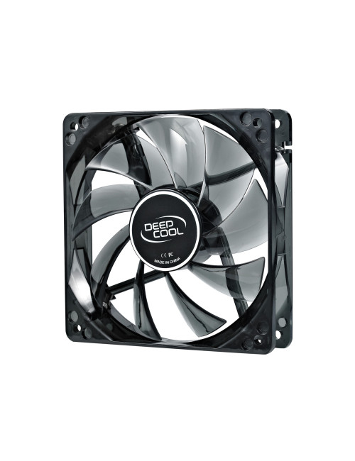 120 mm case ventilation fan, "Wind Blade 120", transparent, hydro bearing,4 LED's | Deepcool