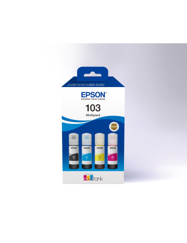 Epson 103 EcoTank | Ink Cartridge | Black, Cyan, Magenta, Yellow