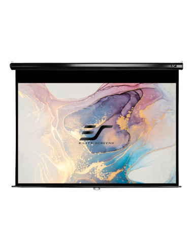 Elite Screens | Manual Series | M99UWS1 | Diagonal 99 " | 1:1 | Viewable screen width (W) 178 cm | Black
