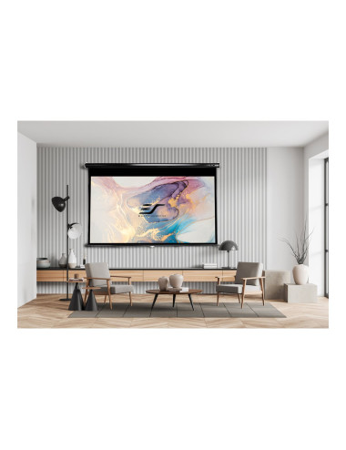 Elite Screens | Manual Series | M99UWS1 | Diagonal 99 " | 1:1 | Viewable screen width (W) 178 cm | Black