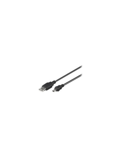 Goobay 50767 USB 2.0 Hi-Speed cable, black, 1.8 m | Goobay | USB-A to mini-USB