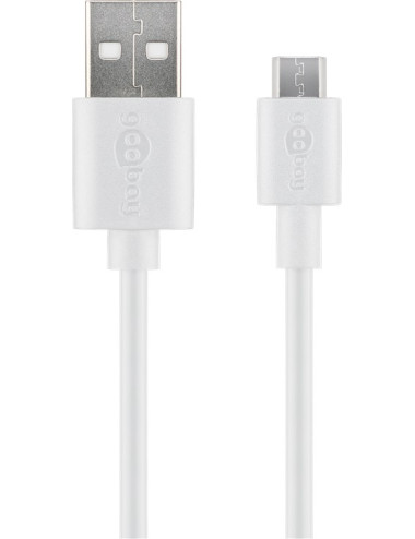 Goobay | Micro USB charging and sync cable | 43837 | USB-A 2.0 to Micro-USB USB 2.0 male (type A) | USB 2.0 micro male (type B)