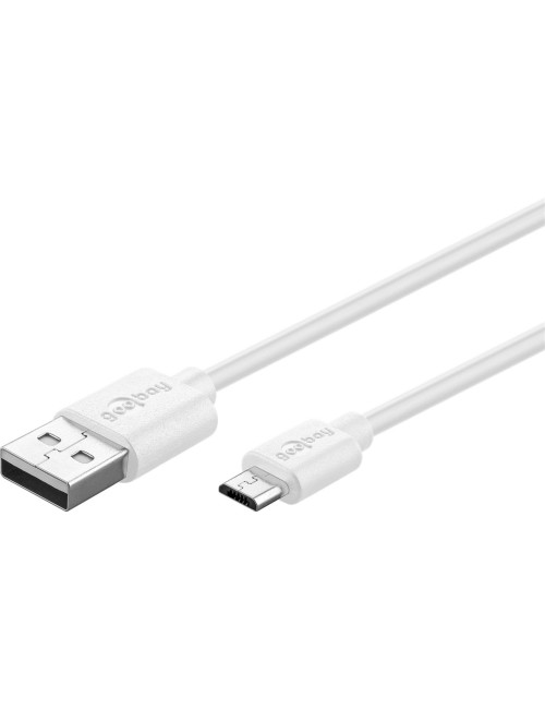 Goobay | Micro USB charging and sync cable | 43837 | USB-A 2.0 to Micro-USB USB 2.0 male (type A) | USB 2.0 micro male (type B)